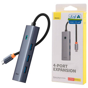 هاب Baseus UltraJoy Series B0005280A813-03 Type-C USB3.0 4Port