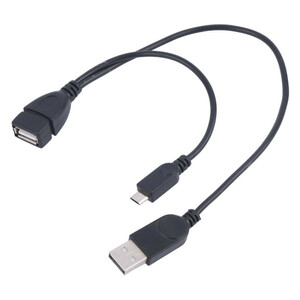 کابل افزایش طول USB/MicroUSB To USB 30cm