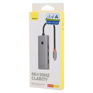 هاب Baseus UltraJoy Series B00052809813-00 Type-C To USB 3.0/HDMI