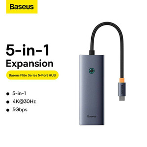 هاب Baseus UltraJoy Series B00052809813-00 Type-C To USB 3.0/HDMI