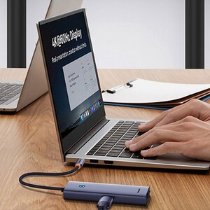 هاب Baseus UltraJoy Series B00052809813-00 Type-C To USB 3.0/HDMI