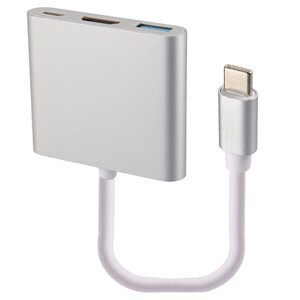 تبدیل Type-C To HDMI/USB3.0/Type-C PD