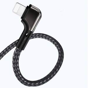 کابل لایتنینگ فست شارژ 2.4 آمپر یسیدو CA80 دو سر L طول 1.2 متر