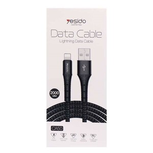 کابل لایتنینگ 2.1 آمپر یسیدو CA50 طول 2 متر