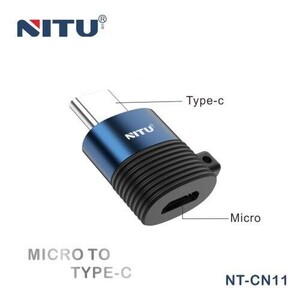 تبدیل Nitu NT-CN11 OTG MicroUSB To Type-C