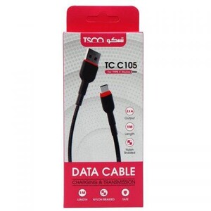 کابل تایپ سی TSCO TC C105 2.1A 1m