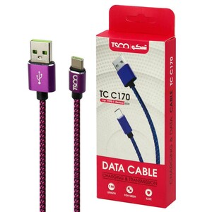 کابل تایپ سی 2.1 آمپر تسکو TC C170 طول 1 متر