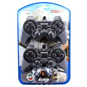 دسته بازی دوبل شوکدار Macher MR-58 PC