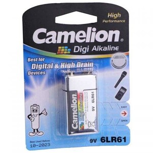 باتری کتابی 9 ولت کملیون Digi Alkaline 6LR61