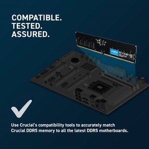رم کامپیوتر Crucial CT16G48C40U5 DDR5 16GB 4800MHz CL40 Single