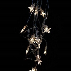 ریسه طرح ستاره ساده 20 لامپ آفتابی طول 2 متر