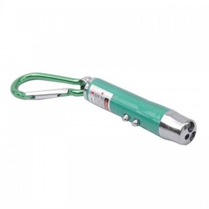 لیزر پوینتر 3 کاره + چراغ قوه آویز دار