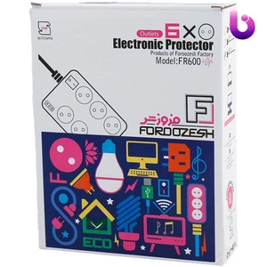 محافظ برق 6 خانه فروزش با کابل 4.8 متری Foroozesh FR600