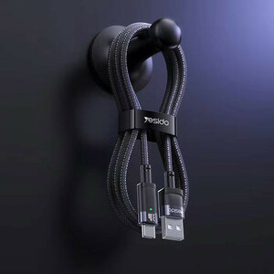 کابل تایپ سی فست شارژ Yesido CA123C 3A 1.2m