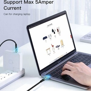 کابل تبدیل فست شارژ Yesido CA103 Type-C To Type-C 5A QC PD 100W 1.2m