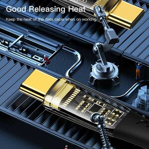 کابل تبدیل فست شارژ Yesido CA103 Type-C To Type-C 5A QC PD 100W 1.2m