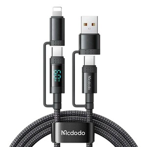 کابل تبدیل فست شارژ Mcdodo CA-199 QC PD 60W 1.2m