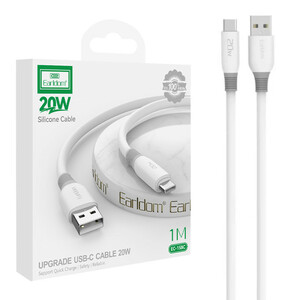 کابل تایپ سی فست شارژ Earldom EC-158C 20W 1m