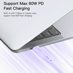 کابل تبدیل فست شارژ Yesido CA152 Type-C To Type-C QC PD 60W 1m