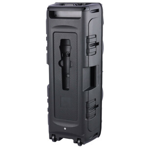 اسپیکر چمدانی بلوتوثی رم و فلش خور Sing-E ZQS8210 + میکروفون و ریموت کنترل