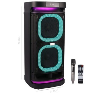 اسپیکر چمدانی بلوتوثی هایکو استار Party Box HPS-8116 + میکروفون و ریموت کنترل