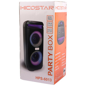 اسپیکر چمدانی بلوتوثی هایکو استار Party Box HPS-6013 + میکروفون و ریموت کنترل