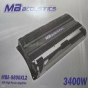 MBA 9800XL2 آمپلی فابر 4 کانال ام بی آکوستیک
