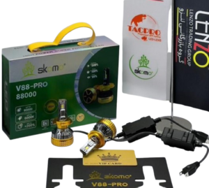 Lenzo V88 pro skomo هدلایت لنزو
