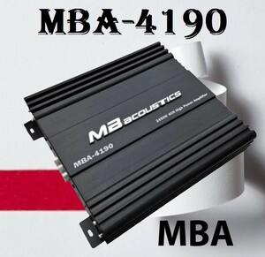 MBA-4190 آمپلی فایر ام بی اکوستیک