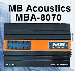MBA-8070 آمپلی فایر ام بی آکوستیک