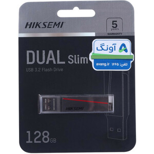 فلش 128 گیگ هایک سمی Hiksemi HS-USB-E307C OTG Type-C USB3.2