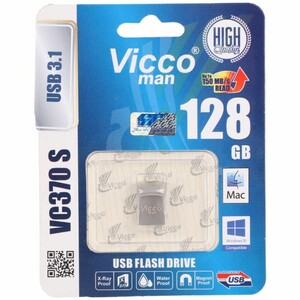 فلش 128 گیگ ویکومن ViccoMan VC370 S USB3.1