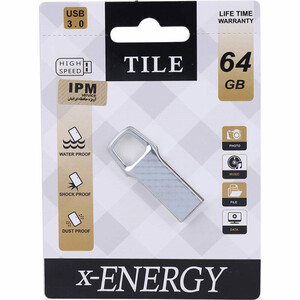 فلش 64 گیگ ایکس انرژی X-Energy Tile USB3.0
