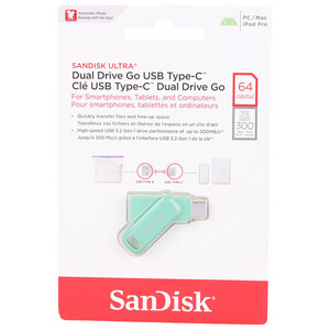 فلش 64 گیگ سن دیسک SanDisk Ultra Dual Drive Go OTG Type-C USB3.2