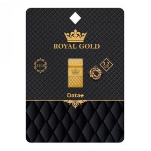 فلش 32 گیگ دیتا پلاس Data+ Royal Gold USB3.2
