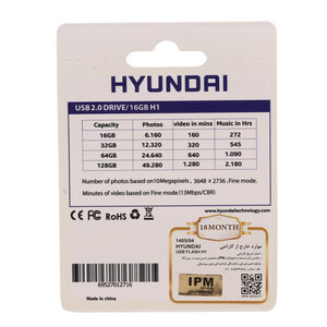 فلش 16 گیگ هیوندای Hyundai Bravo H1
