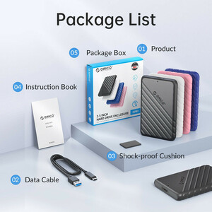 باکس هارد 2.5 اینچی HDD/SSD اوریکو 25PW1-C3