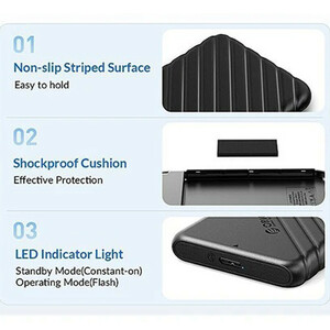 باکس هارد 2.5 اینچی HDD/SSD اوریکو 25PW1-U3