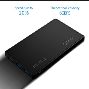 باکس هارد 2.5 اینچی و هاب 3 پورت اوریکو 2588H3