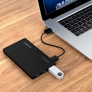 باکس هارد 2.5 اینچی و هاب 3 پورت اوریکو 2588H3