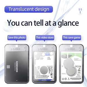 باکس هارد 2.5 اینچی HDD/SSD اوریکو DZ25C3-CR