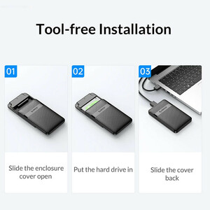 باکس هارد 2.5 اینچی HDD/SSD اوریکو 2577C3-V1