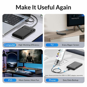 باکس هارد 2.5 اینچی HDD/SSD اوریکو 2577C3-V1