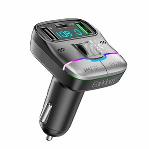 شارژر فندکی و اف ام پلیر بلوتوثی 25 وات ارلدام ET-M100