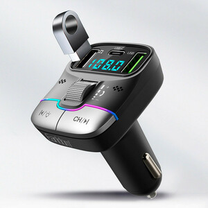 شارژر فندکی و اف ام پلیر بلوتوثی 25 وات ارلدام ET-M100