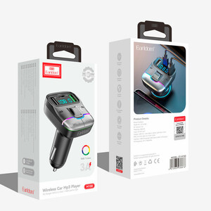 شارژر فندکی و اف ام پلیر بلوتوثی 25 وات ارلدام ET-M100