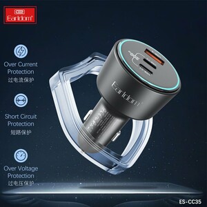 شارژر فندکی 100 وات ارلدام ES-CC35