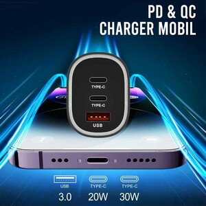 شارژر فندکی 30 وات یس پلاس YS1209