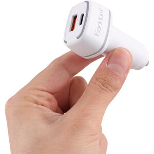 شارژر فندکی 18 وات ارلدام ES-CC11 + کابل تایپ سی