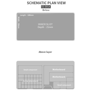 جعبه ابزار ارگانایزر سانشاین Sunshine SS-001A قفل پلاستیکی